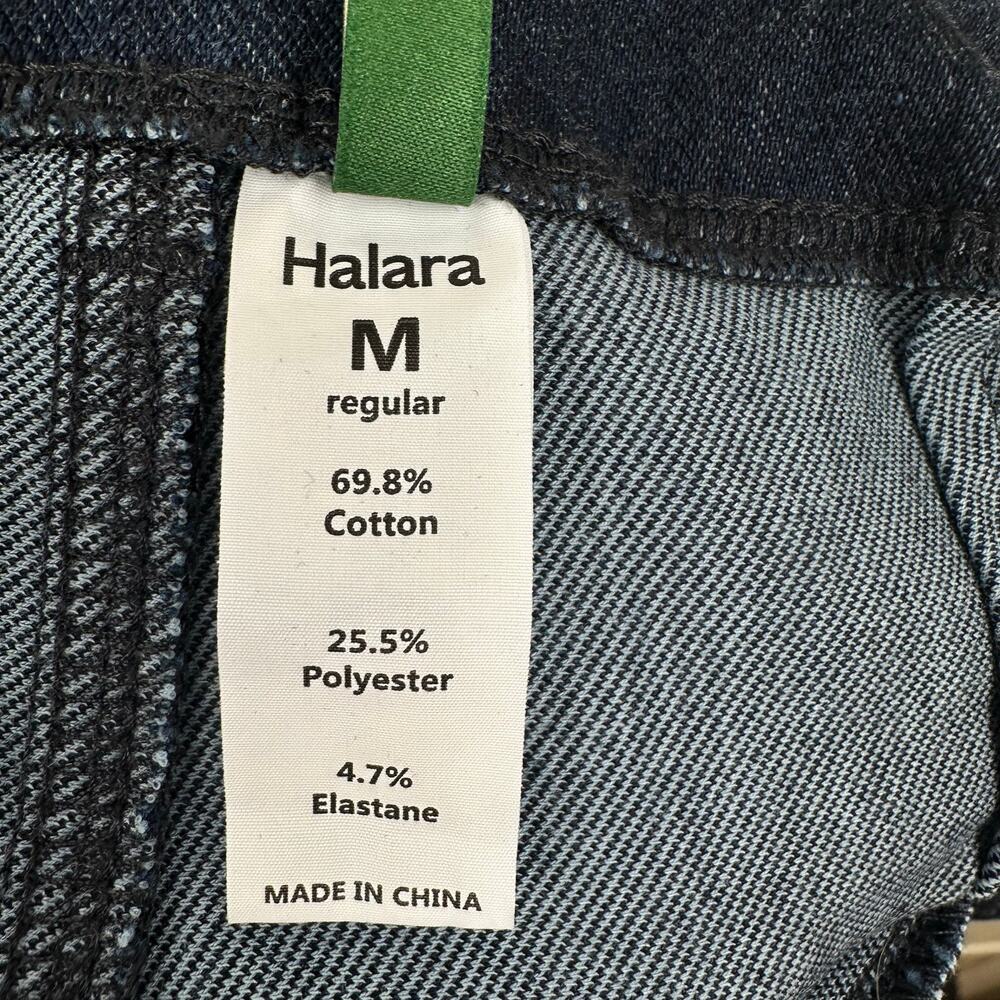 Halara Flex High Waisted Pockets Washed Casual Wide Leg Jeans Medium - Picture 10 of 12